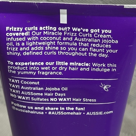 Aussie Miracle Curls Frizz Taming Cream - Picture 6 of 8
